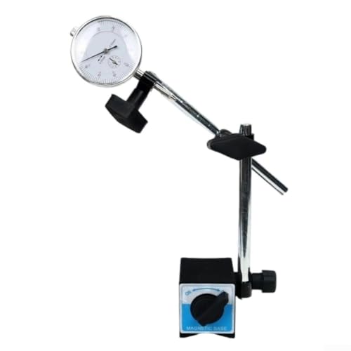 Reloj indicador de esfera con base magnética de alta estabilidad y ajuste fino micrométrico 7