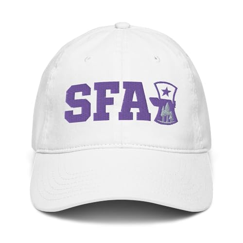 Gorra de Béisbol Ajustable Blanca Stephen F. Austin miniatura 2