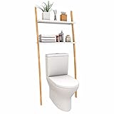 Material des Regals - Bambus+Holz / Größe des Regals - 173 x 66 x 25 cm (HBT)