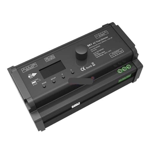 SK1 �m�u���� OLED AC �g���C�A�b�N������ RDM 512 �f�R�[�_�[ RF/1-10V ���� 1CH*6A 100V-240VAC ���m�N���Ɩ��R���g���[���[