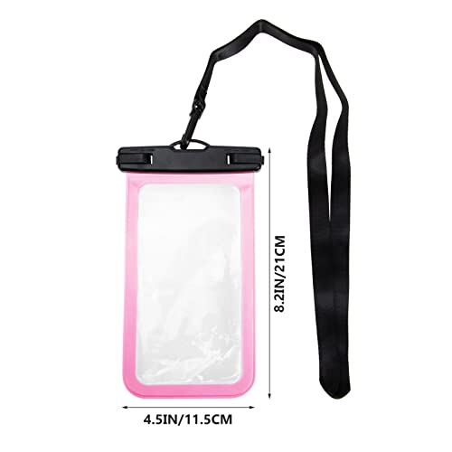 INOOMP Pacote com 2 capas à prova d'água universais para telefone celular bolsa seca capa para celu