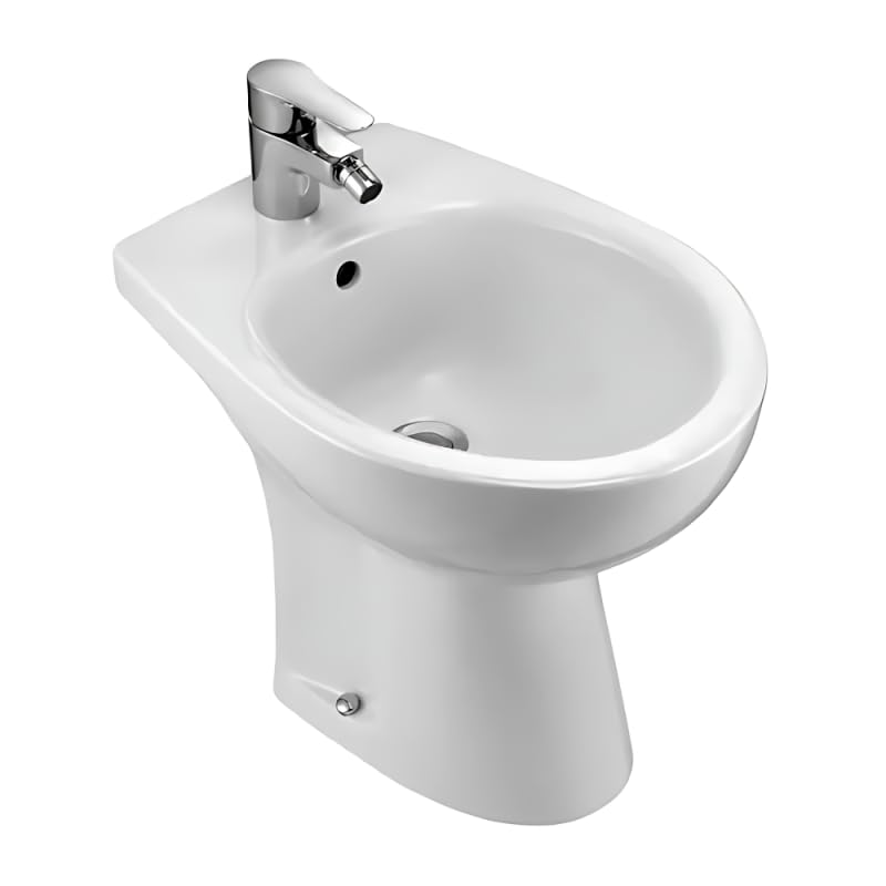 Jacob Delafon hunnique – pour bidet hunnique 50 x 35,5 cm avec fixation 1 poste blanc
