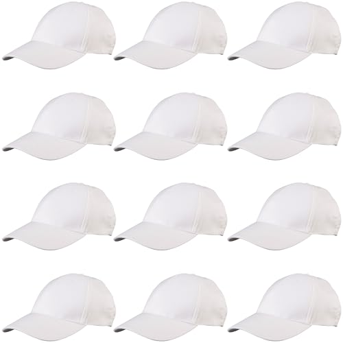 Make Market 12 Pack: Baseball Cap White