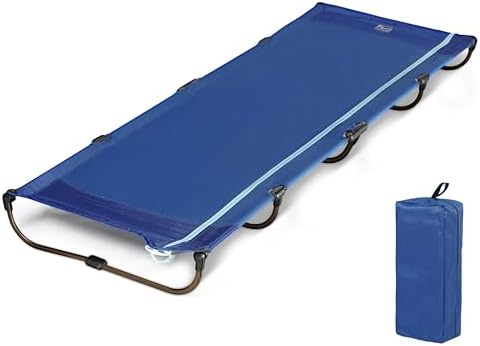 TIMBER RIDGE Lit de Camp Pliable Ultraléger 3kg Lit Pliant 1 Pers...