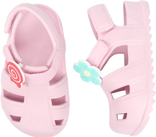 Image of ChayChax Toddler Classic Fisherman Sandals Boys Girls Closed Toe Water Pool Beach Sandal Naturally Splay