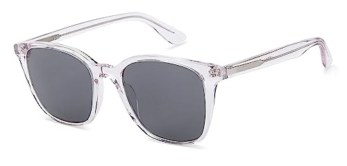Image of John Jacobs Full Rim Square | Polarized and 100% UV Protected | For Men & Women | Large | JJ S14672