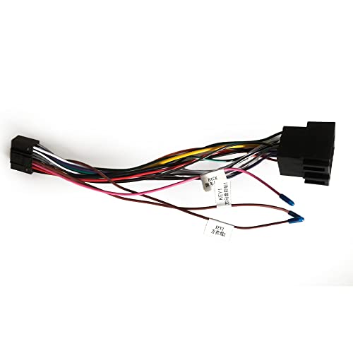 ISO Cable Adapter Universe DIN ISO Auto Radio Adapter Kabel Stecker Strom Lautsprecher 16 Pin