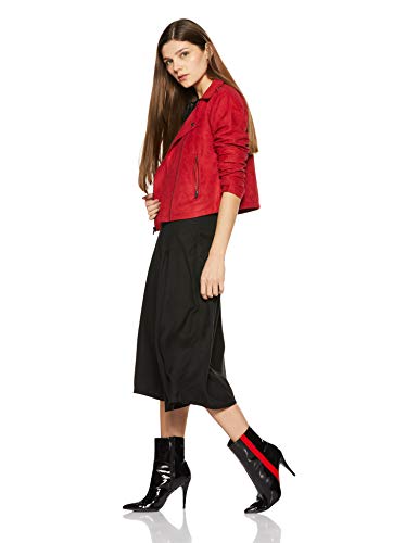 Image of Miss Chase Women's Navy Blue Solid Knee Length Relaxed Culottes