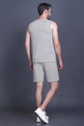 Image of GODFREY Men Co ord Set for Summer Cotton