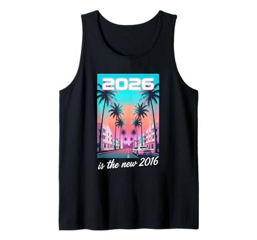 2026 is The New 2016 Retro Synthwave Car Aesthetic Tank