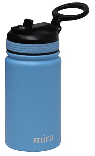 Mira 12 Oz Kids Water Bottle With Straw Lid cover