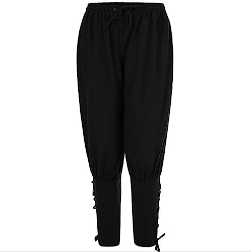 Pantalon de pirate médiéval confortable pour homme de taille XXL