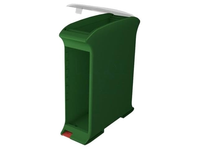 Boîtier pour rail DIN ITALTR green ABS + PC 101x35x119mm