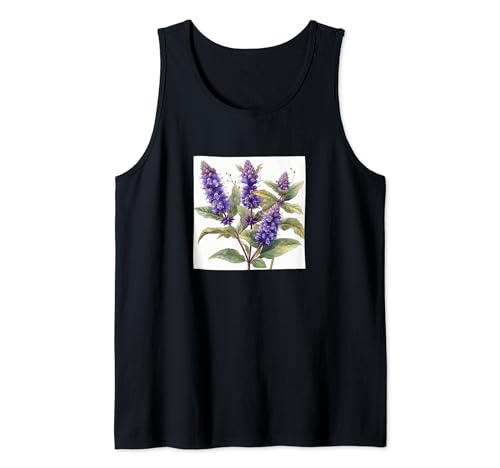 Anise Hyssop Flower Cottagecore Graphic Tank Top