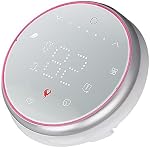 Thermostat intelligent programmable, LED Affichage, Thermostat intelligent sans fil, Chauffage électrique, 13mm Plaque encastrée, protection contre les pannes de courant Home (Blanc)