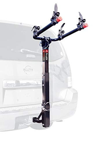 Allen Sports Deluxe 2-Bike Hitch Mount Rack , Silver/Black (522RR) (Renewed)