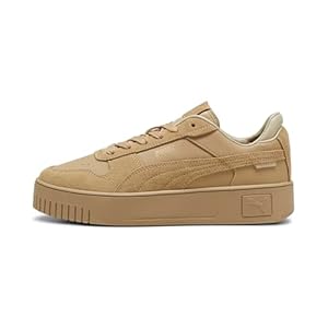 PUMA Women’s Carina Street Sneaker, Suede-Prairie Tan-Prairie Tan Gold, 6.5