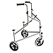 Produktbild Days Tri Wheel Walker mit Push-Down-Bremsen, schwenkbares Vorderrad, klappbar, bequemer Handgriff, Push-Down-Bremsen, Behinderte, Behinderte & ältere Menschen