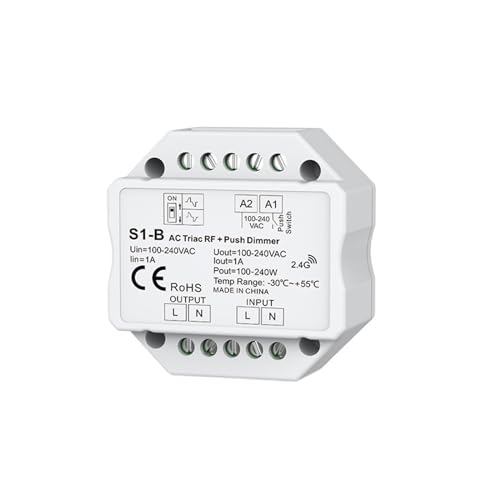 Variateur LED AC pour supprimer le scintillement des ampoules monochromes 4 zones
