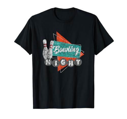 Retro Bowling T Shirt Hombres Mujeres Vintage Bowling Party Gift Camiseta