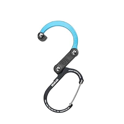 GEAR AID HEROCLIP (Small) Carabiner Gear Clip and Hook, for Hanging Bags, Purses, Lanterns, Strollers, Tools, Helmets, Water Bottles, and More