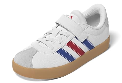 Image of adidas Kids' VL Court 3.0 Elastic Lace & Strap Shoe