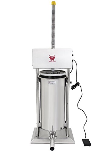 Beeketal 'BT030E' Profi Wurstfüllmaschine elektrisch mit Fußpedal (30 L Volumen), Profi Wurstfüller Maschine mit… – Bild 3