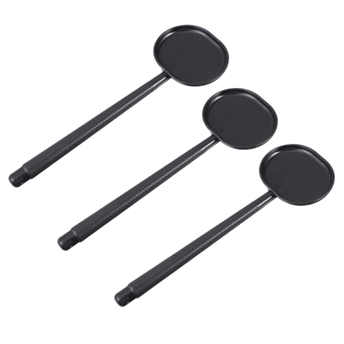 FOMIYES 3pcs Visor Eyesight Exam Optometry Handheld Eye Occluder Optometry Tool Vision Test Tool Plastic Eye Occluder Plastic Eye Instruments Eye Occluders Occluder Block Plate