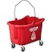 Global Industrial Commercial Mop Bucket and Wringer Combo with Side Press, 38 Quart Capacity, Durable Corrosion-Resistant Polypropylene, 3