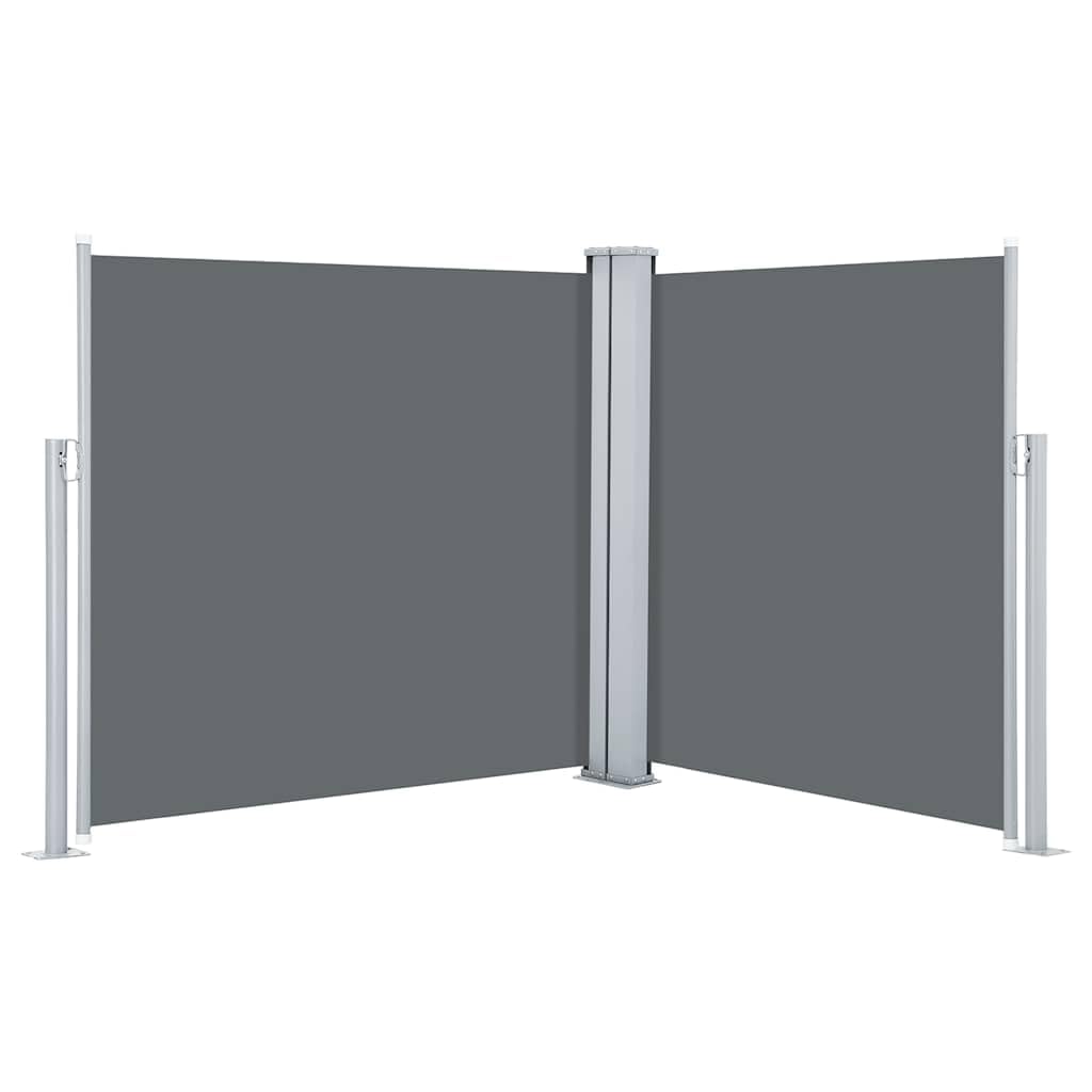 Auvent latéral rétractable pour balcon et brise-vue pour des déjeuners paisibles
