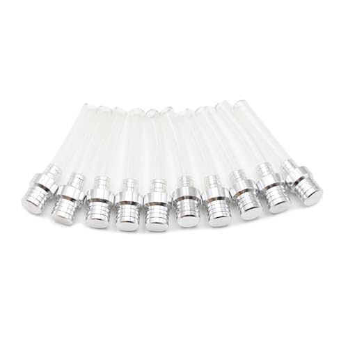 Image of PRO BAT 10 Pack CNC Motorcycle Gas Fuel Cap Valve Vent Breather Hose Tube Gas Tank Cap Vent Two-way for Dirt Bike Pit Bike ATV All Factory CRF XR CR All Quads All Off-road Motorcycle, White