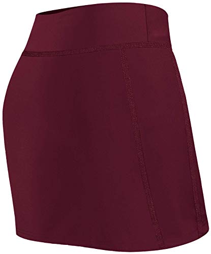 Image of BLEVONH Women Tennis Skirts Inner Shorts Elastic Sports Golf Skorts with Pockets