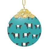 Accrochez-le n'importe où : notre pendentif rond en verre de vache Galloway pour femme est juste de la bonne taille pour la décoration de la maison. La plaque d'amitié peut être accrochée à un mur, un miroir, une poignée de porte ou un tableau en liège.