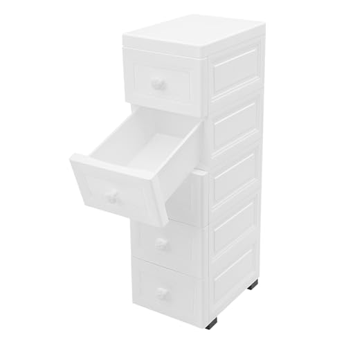 Cajonera con ruedas 5 cajones estrecho