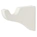 Support Bracket in White finish for a 1-3/8" dowel rod - 2/pack