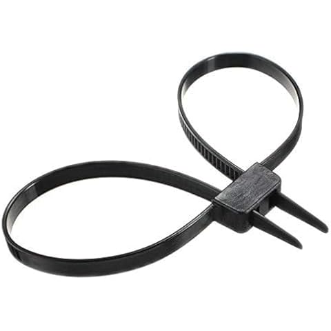 MGTECH 10PCS Zip Tie Handcuffs, Heavy Duty Nylon Police Zip Cuffs Plastic Law Enforcement Double Flex Cuffs, 27.5", 250-lb Cover