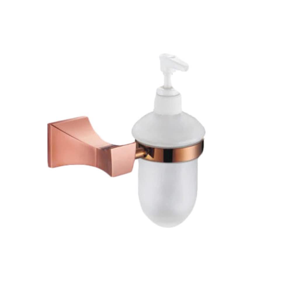 Soporte para jabón oro rosa y gancho para bata organizador de baño