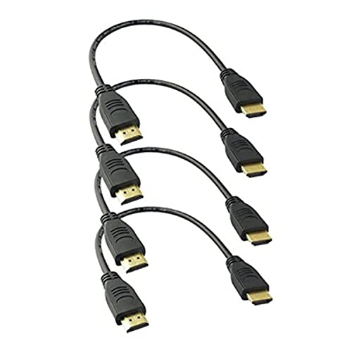 MMNNE 4Pack 8 Pollici 8K Ultra HD Alta Velocità 48Gpbs HDMI Cavo 8K a 60Hz 4K a 120hz 144Hz eARC HDR10 4:4:4 HDCP 2.2 (8 "8K Dritto)
