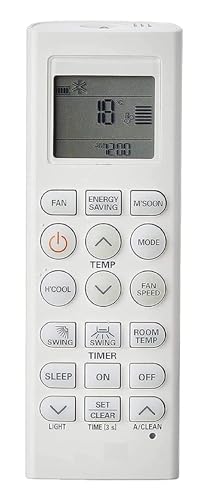 Image of 5 Years Warranty Air Conditioner Remote Compatible for LG Split AC Remote Control [ Compatible for Lg Ac Remote ] [ AC-36I ], White