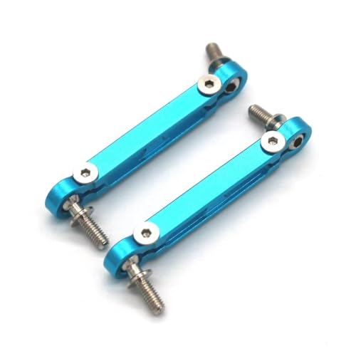 Pièces biellette direction métal bleu HNR H9802 Dodge H9803 Horse E30 1/10