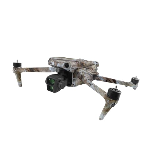 Image of MightySkins Skin Compatible with DJI Air 3 - Brown Marble | Protective, Durable, and Unique Vinyl Decal wrap Cover | Easy to Apply, Remove, and Change Styles