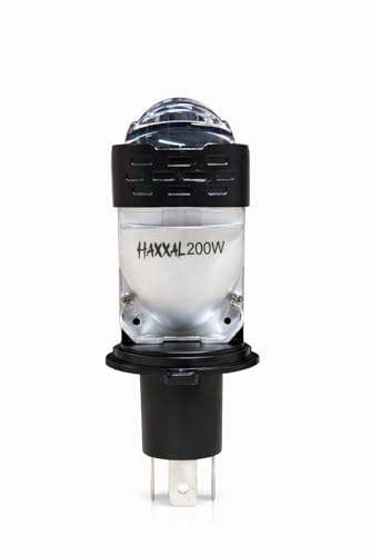 Image of H4 Projector LED Headlight Bulb 200W - Ultra Bright 6000K Sky White Turbo LED Luma-Beam Technology Anti-Glare for Car Motorcycle Bike | 200W, 6000K Sky White, Turbo LED Luma-Beam Technology, Anti-Glare, For Bike & Car