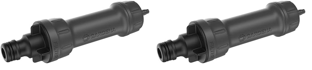 Gardena Micro-Drip-System Basisgerät 1000: Startbaustein für das automatische Bewässerungssystem, reduziert den Druck und filtert das Wasser, einfache Verbindungstechnik (13333-20) (Packung mit 2)