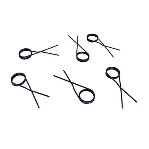 Molla di torsione, 10 pezzi Molla di torsione Molla di ritorno Molla di torsione Molla di ritorno 1,6 * 18 mm Modellismo fai-da-te Assemblaggio Molla accumulatore