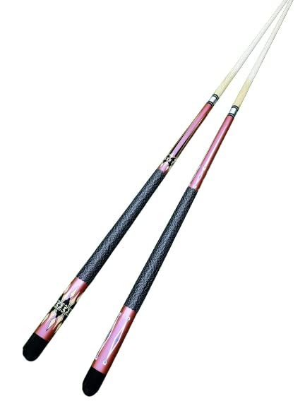 LGB American Pool Cue in Remin Wood 12mm (Color - Red) Pack of 2 Pcs-image-4