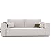 Produktbild GREKPOL Schlafsofa mit Bettkasten 255x105 - Sofa Cord Beige - Sofa mit schlaffunktion - Couch mit Schlaffunktion - Sofa 3 Sitzer - Wohnzimmer Couch - Schlafcouch