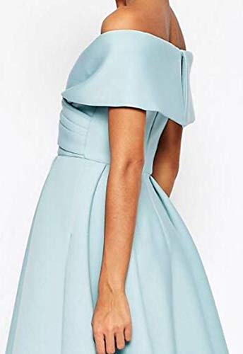 Tsbridal Women V Neck Bridesmaid Dresses Pockets Off Shoulder Wedding Party Dress2