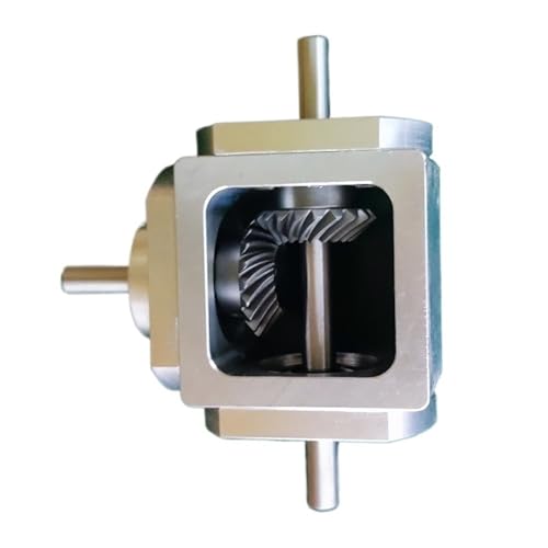 Caja de dirección de 90 grados: Conmutador cónico con eje doble de 6mm 5