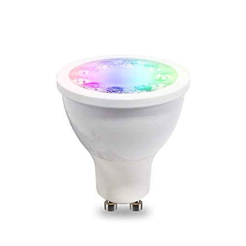 Andoer GLEDOPTO AC100-240V 5W RGB + White & Warm White Intelligent Bulb (versão Zigbee) GU10 Base So