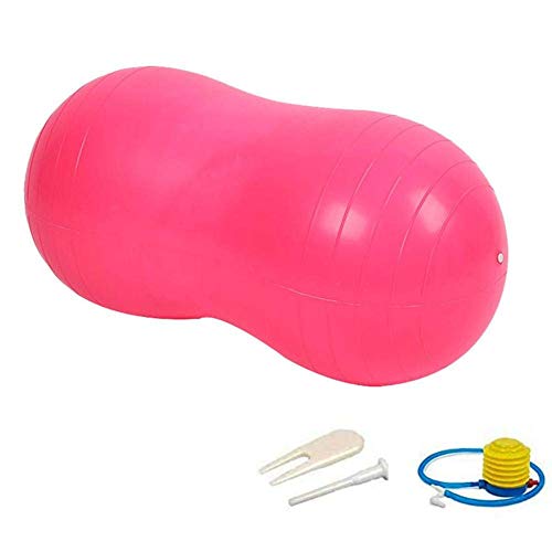 Ballon de yoga cacahuète anti-éclatement avec pompe pour gym